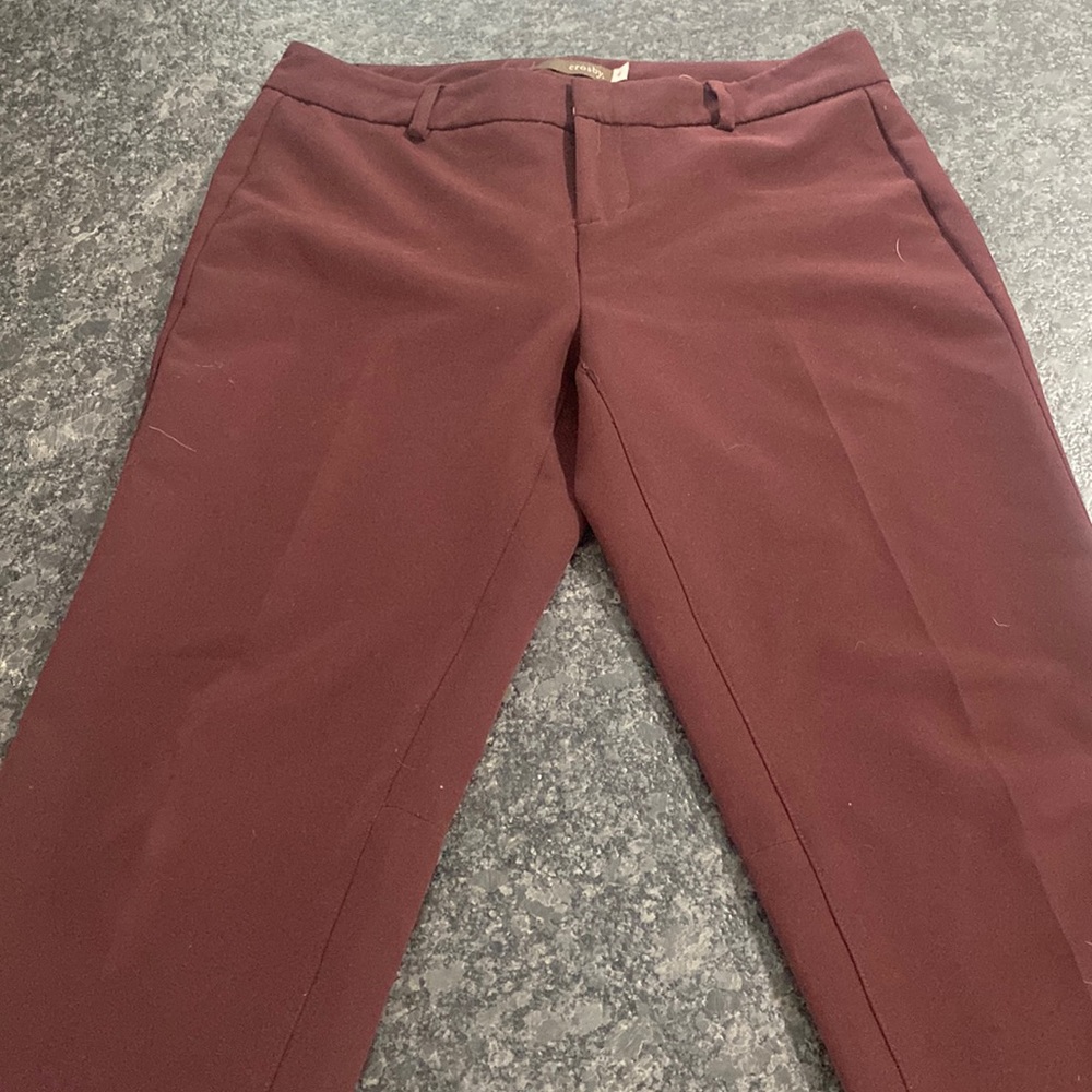 Maroon dress pants